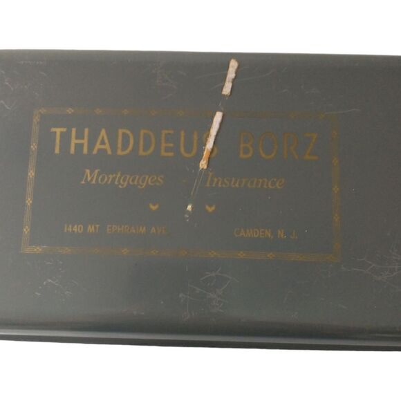 Vintage Lock Box Safe Steel Fire Resistant Security Advertising Promo Needs Lock - Picture 3 of 15